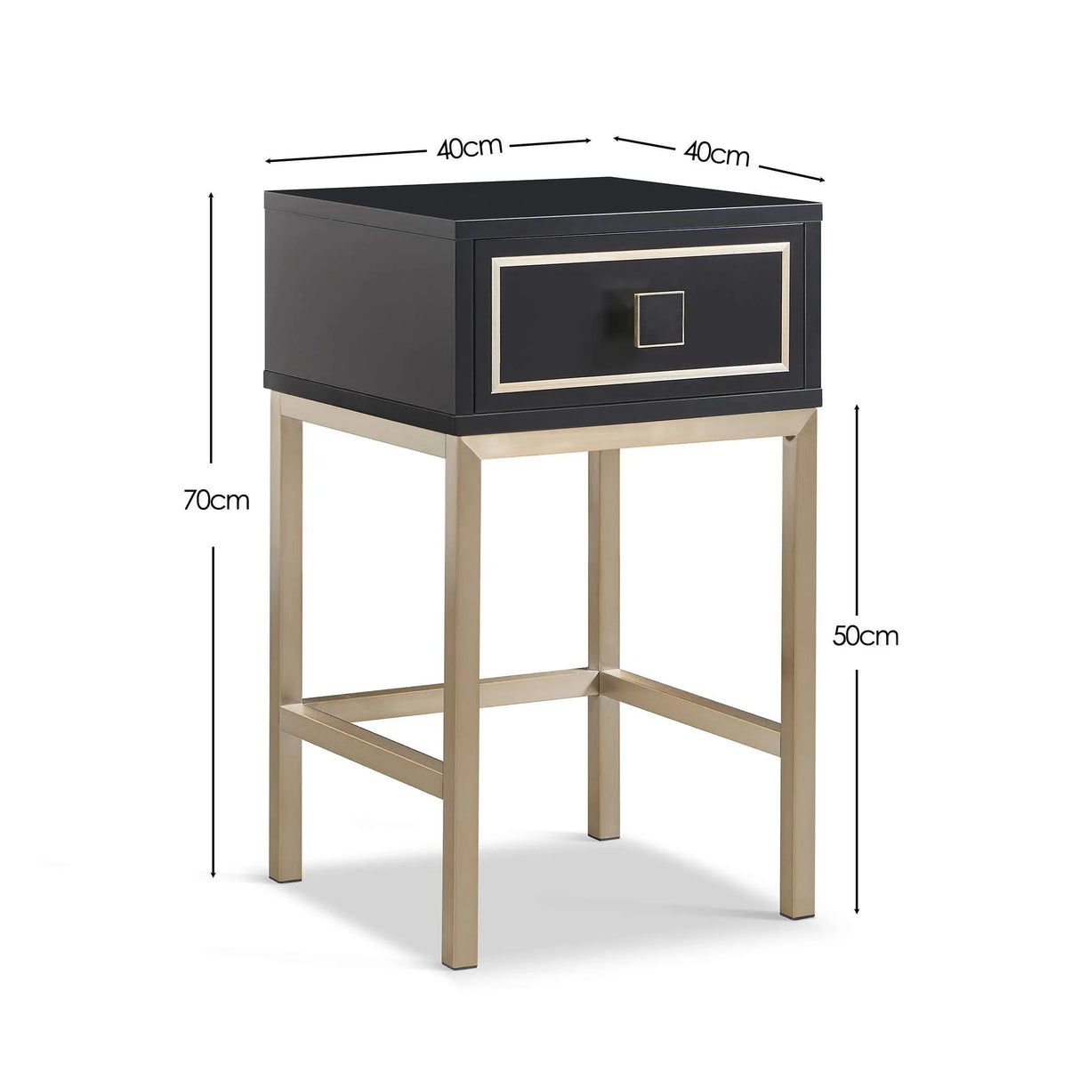 Frank Olsen Mia Black Lamp Table