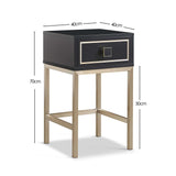 Frank Olsen Mia Black Lamp Table
