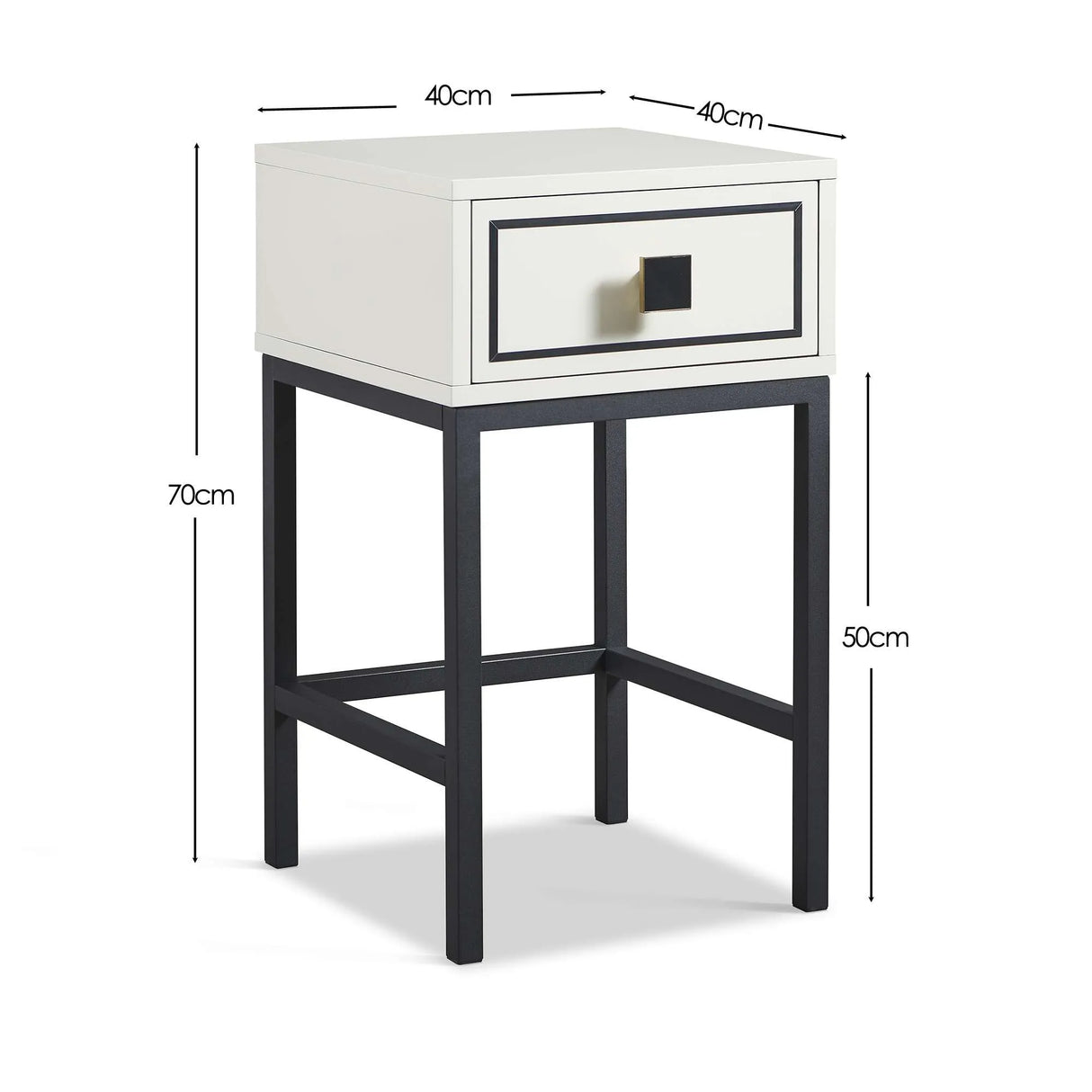 Frank Olsen Mia White Lamp Table