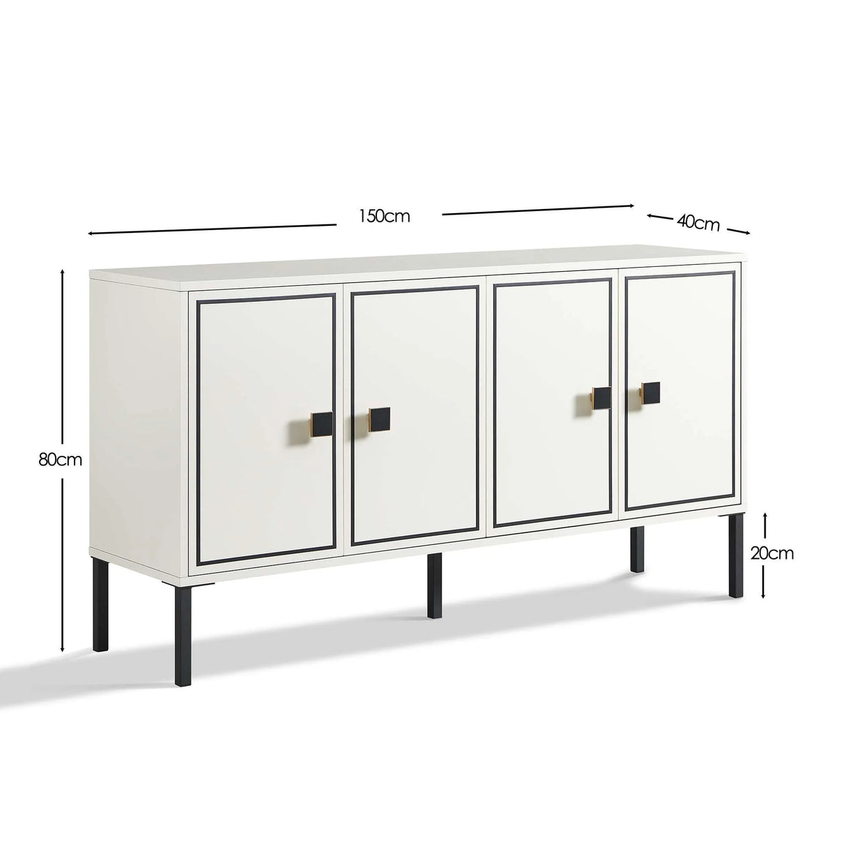 Frank Olsen Mia Large White Sideboard