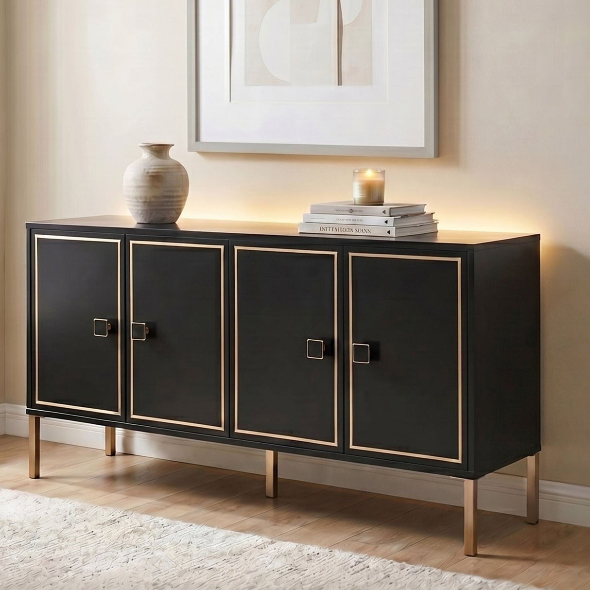 Frank Olsen Mia Large Black Sideboard