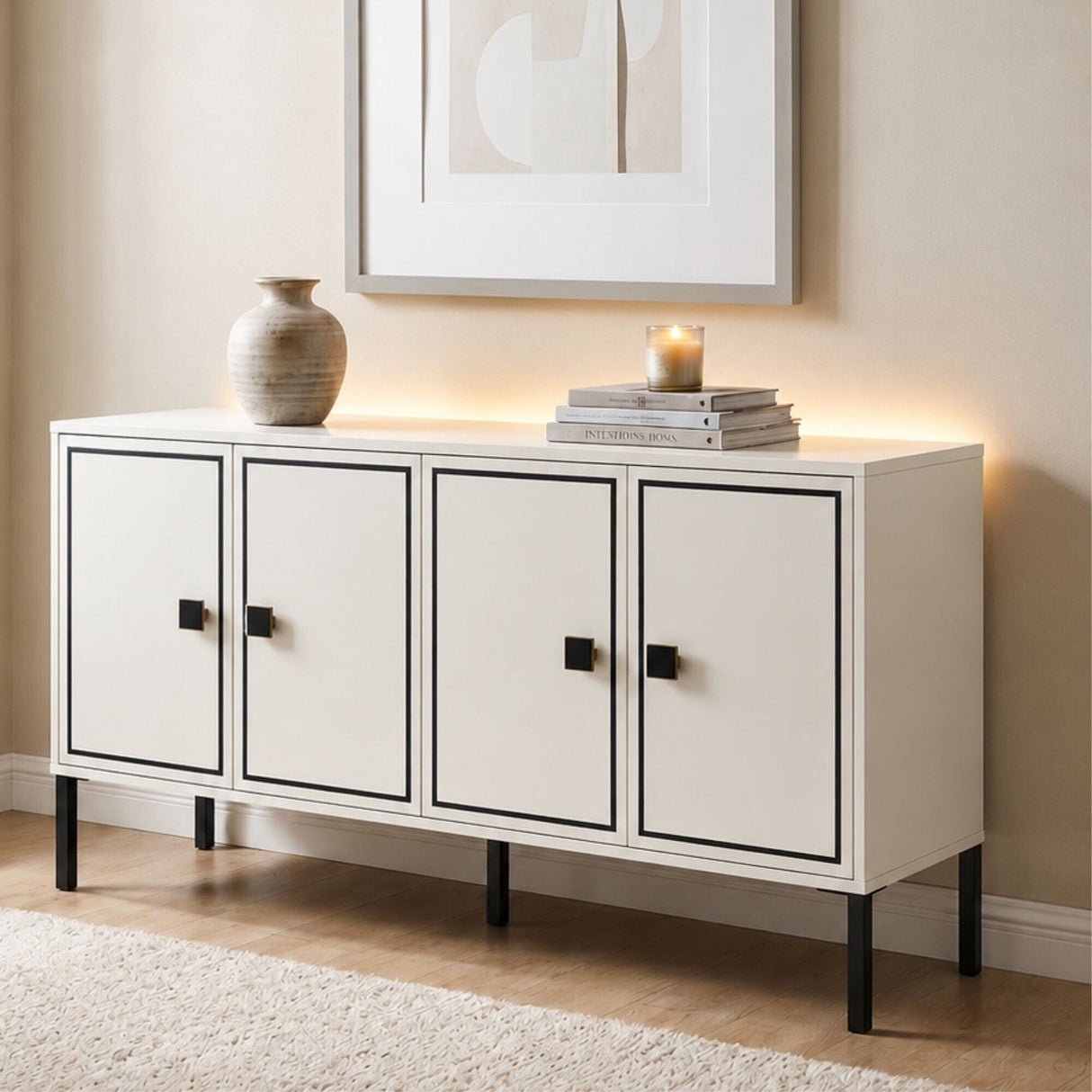Frank Olsen Mia Large White Sideboard