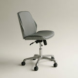 Jual Curve PC211 Office Chair in Grey Oak and Grey Faux Leather