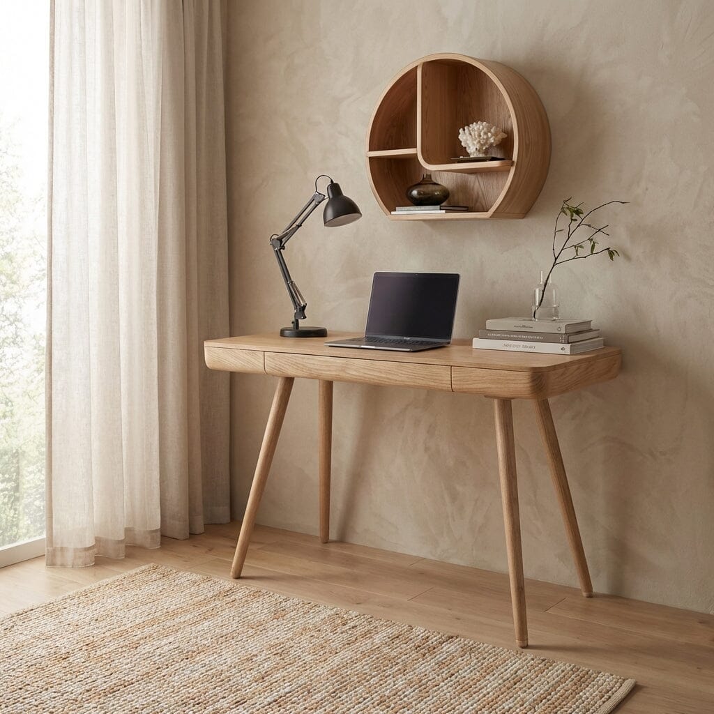 Jual San Francisco 1100mm Wide Oak Desk (PC713)