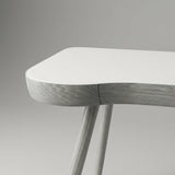 Jual San Francisco 1100mm Wide Grey Desk with Glass Top (PC714 DESK GREY)