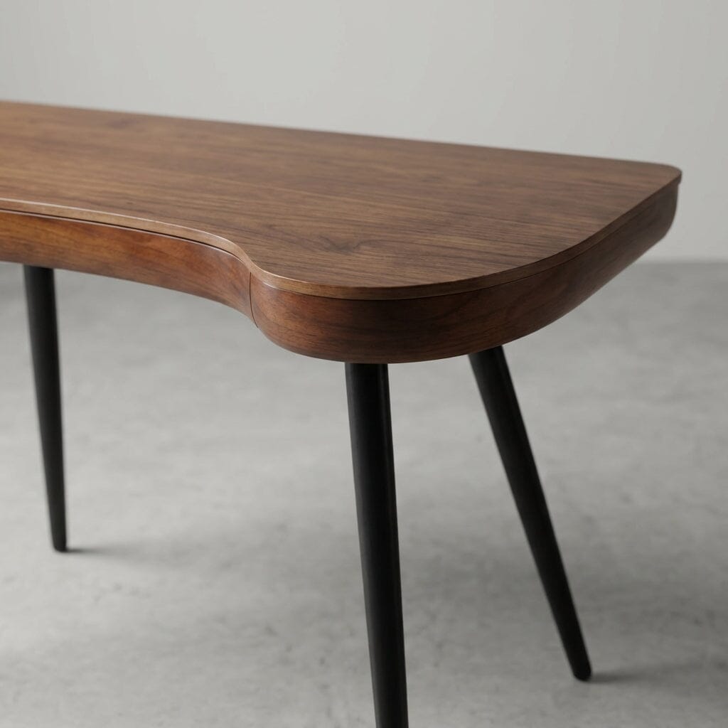 Jual San Francisco 1100mm Wide Walnut Desk (PC714 DESK WALNUT)