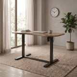 Jual San Francisco Electric Height Adjustable Desk in Oak and Black (PC715 Oak)