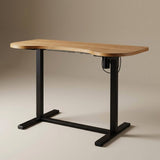 Jual San Francisco Electric Height Adjustable Desk in Oak and Black (PC715 Oak)