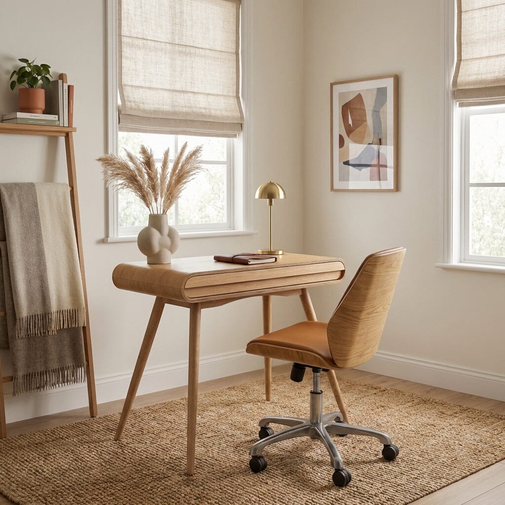 Jual San Francisco PC810 Oak Office Desk with Drawer