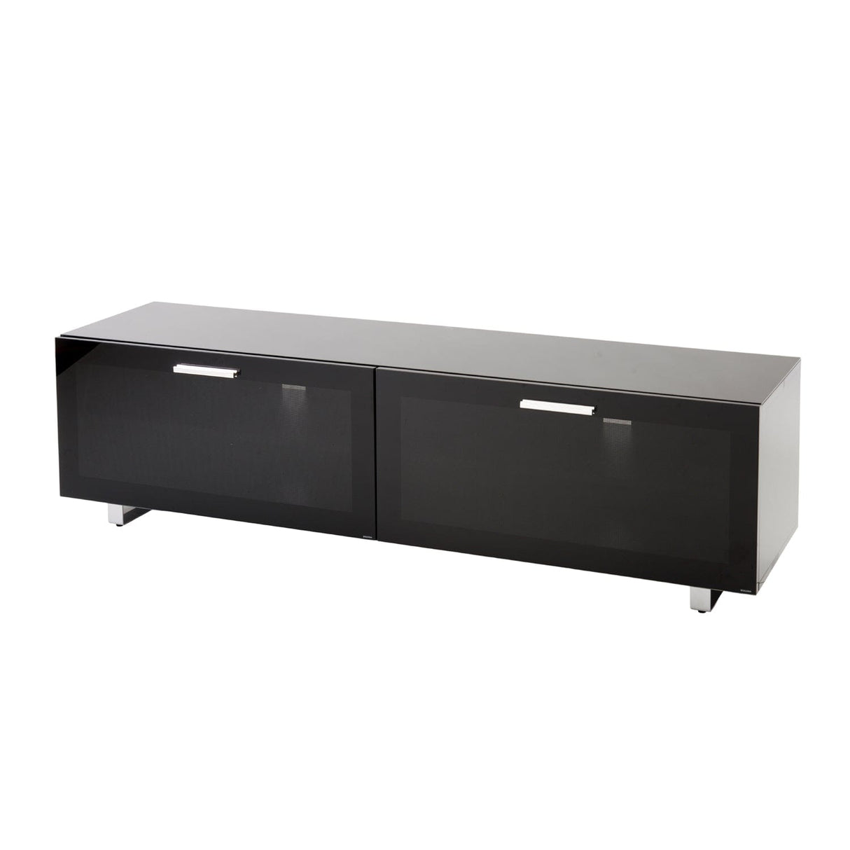 TTAP Sorrento Gloss Black 160cm Wide TV Cabinet (SOR-1600-BLK)