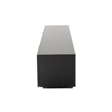 TTAP Sorrento Gloss Black 160cm Wide TV Cabinet (SOR-1600-BLK)