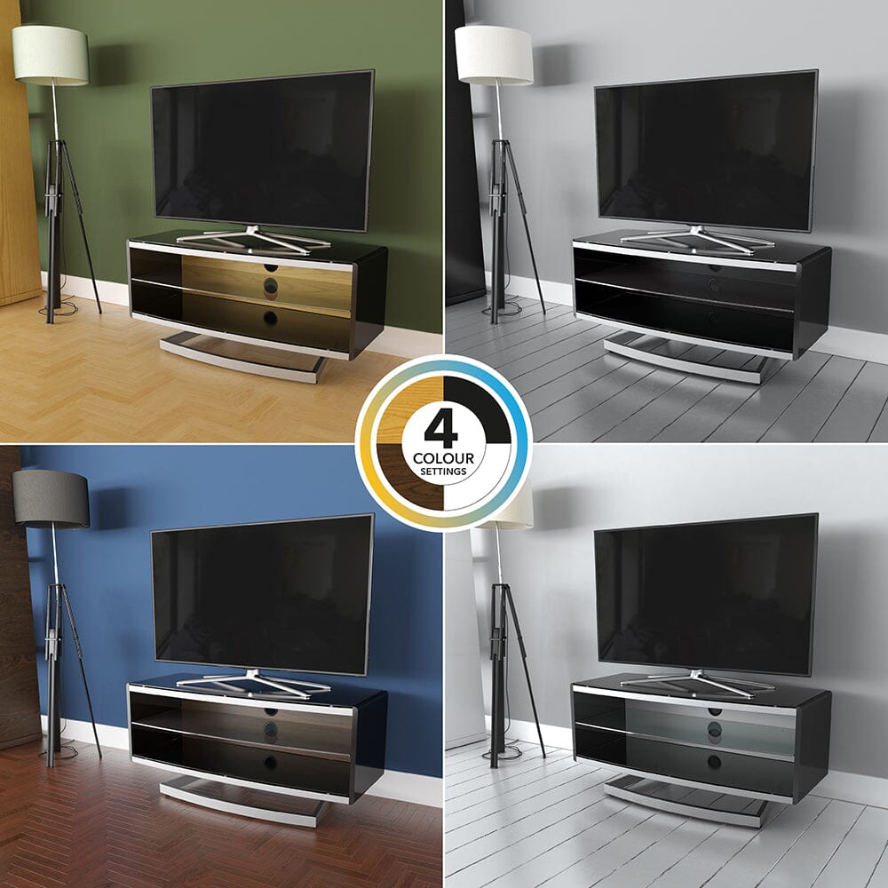 AVF Options Portal 1m TV Stand - Oak / Walnut / Black / White