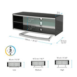 AVF Options Portal 1m TV Stand - Oak / Walnut / Black / White