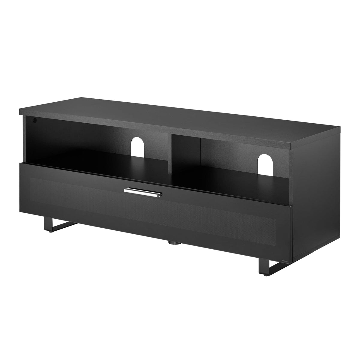 TTAP Sorrento Satin Black 120cm Wide TV Cabinet (SOR-1200-BLK)