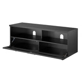 TTAP Sorrento Satin Black 120cm Wide TV Cabinet (SOR-1200-BLK)