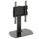 TTAP TT22S Swivel Black Glass Tabletop Pedestal TV Stand for up to 43" TVs