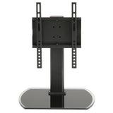 TTAP TT22S Swivel Black Glass Tabletop Pedestal TV Stand for up to 43" TVs