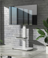 TTAP FS1-WHT TV Stand with Height Adjustable Swivel Bracket for up to 55" TVs