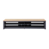 TTAP Memphis Grey and Oak 160cm Wide TV Stand (MEM-1600-GRY)