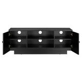 TTAP Venice 120cm Wide Black TV Stand