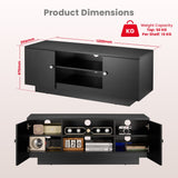 TTAP Venice 120cm Wide Black TV Stand