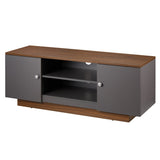 TTAP Venice 120cm Wide Walnut and Grey TV Stand