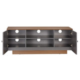 TTAP Venice 120cm Wide Walnut and Grey TV Stand