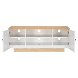 TTAP Venice 120cm Wide Oak and White TV Stand