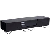 Alphason Chromium 1600mm TV Stand in Black (CRO2-1600CB-BLK)