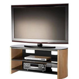 Alphason Finewoods Light Oak TV / Hifi Stand - FW1100-LO/B