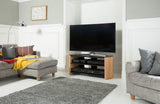 Alphason Finewoods Light Oak TV / Hifi Stand - FW1100-LO/B