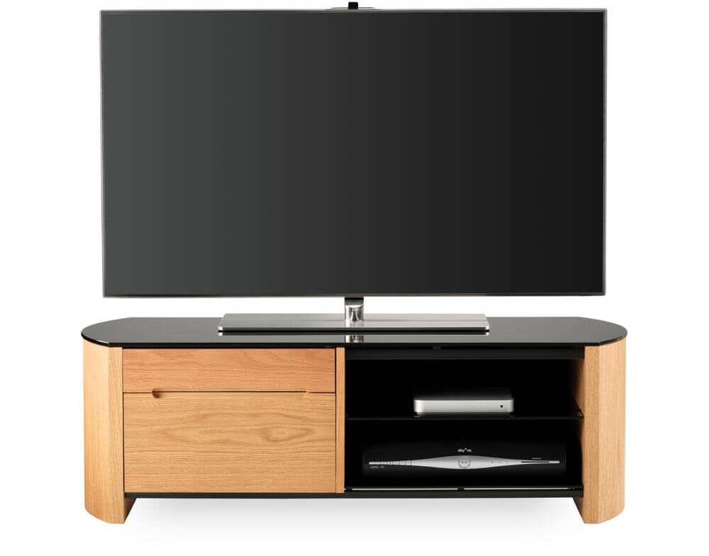 Alphason Finewoods FW1100CB-LO Light Oak TV Stand