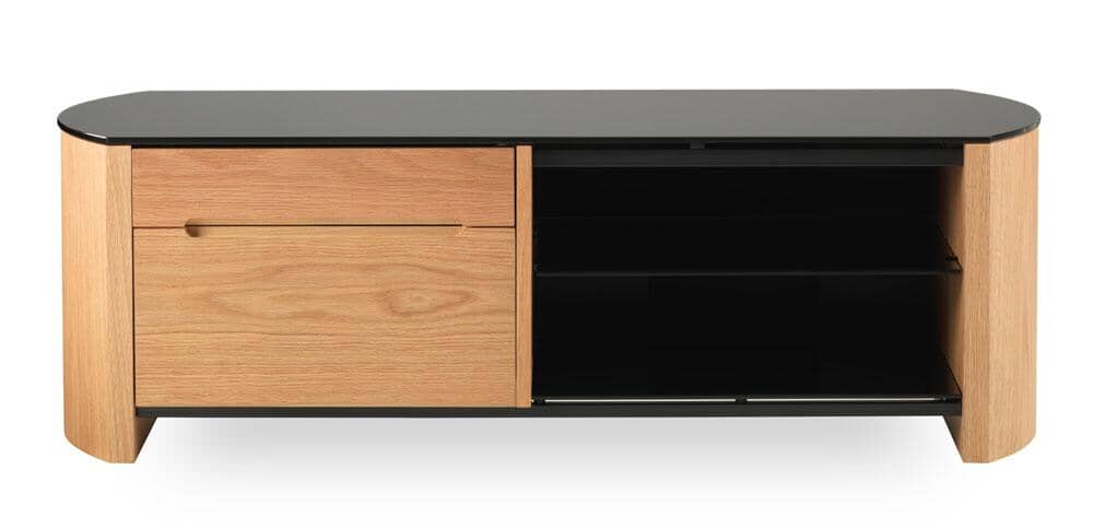 Alphason Finewoods FW1100CB-LO Light Oak TV Stand
