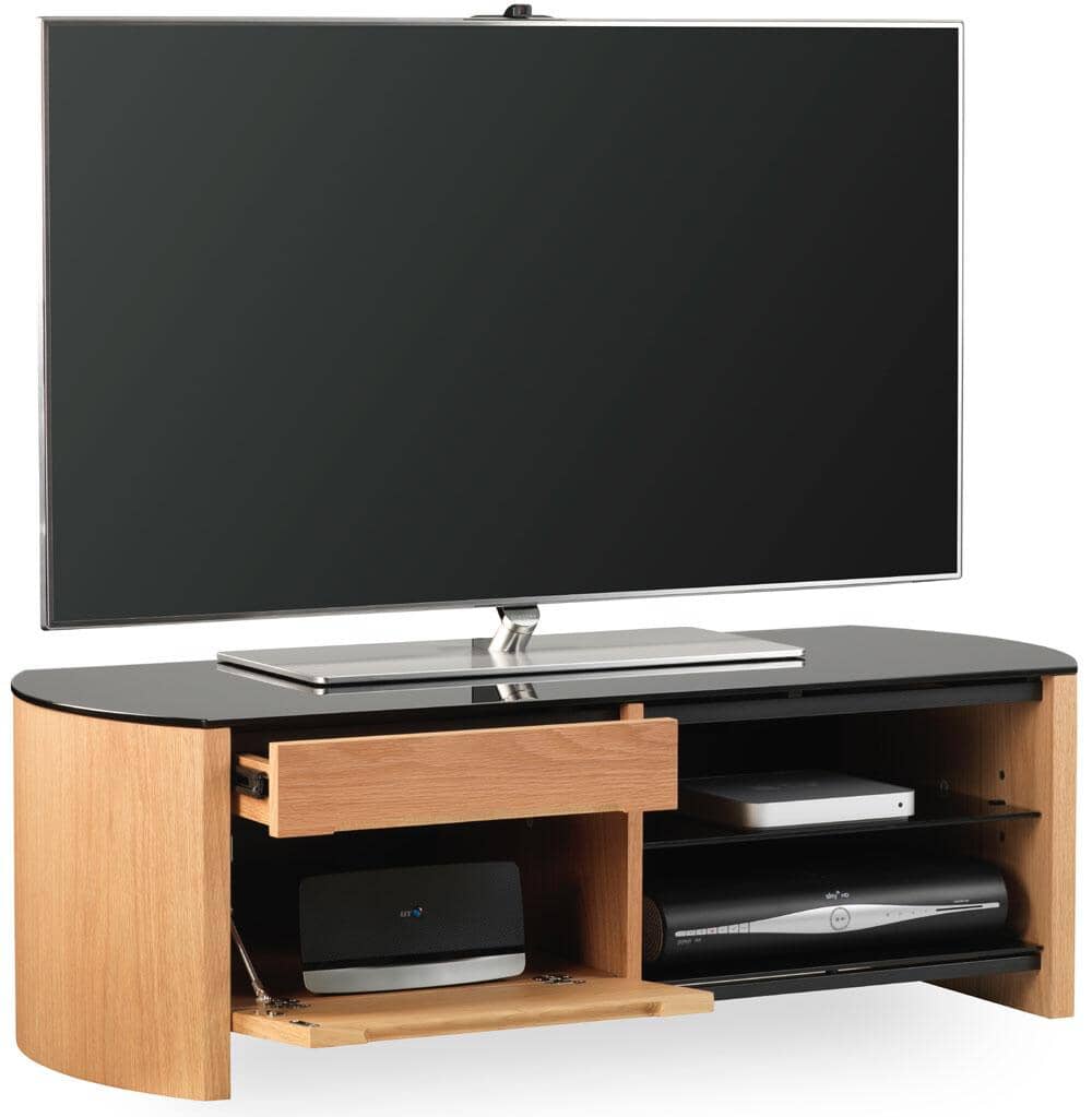 Alphason Finewoods FW1100CB-LO Light Oak TV Stand