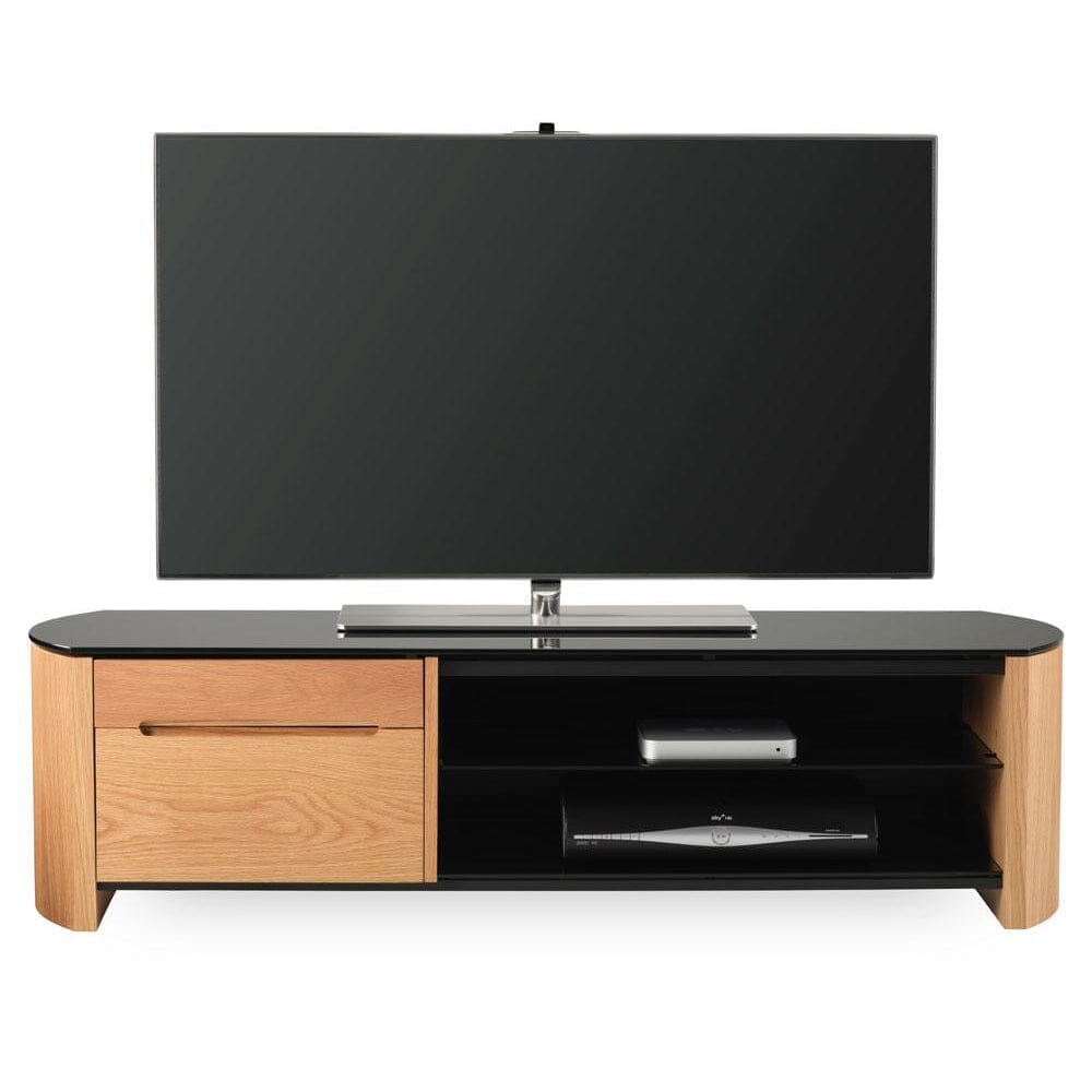 Alphason Finewoods FW1350CB-LO Light Oak TV Stand