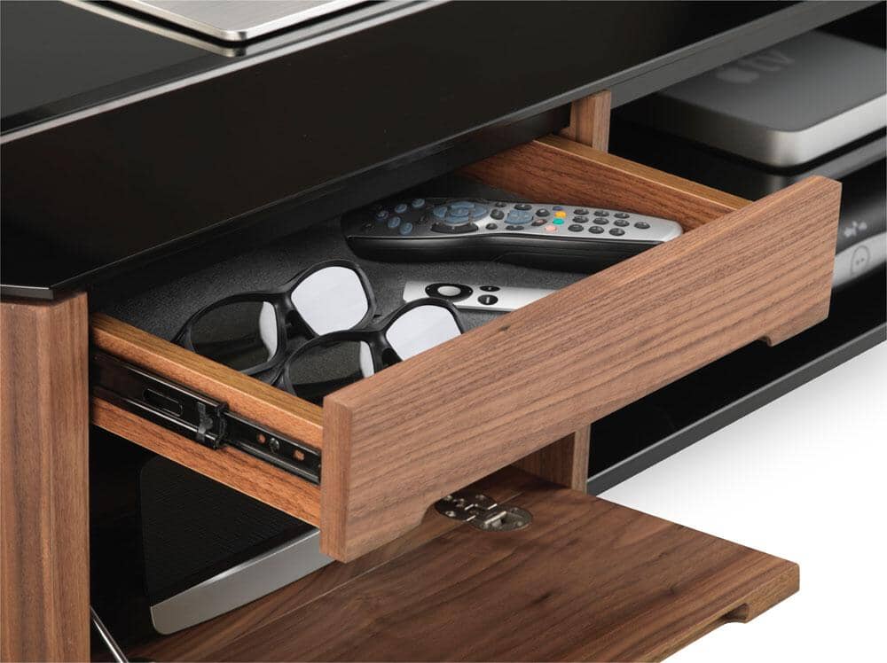 Alphason Finewoods FW1350CB-W Walnut TV Stand