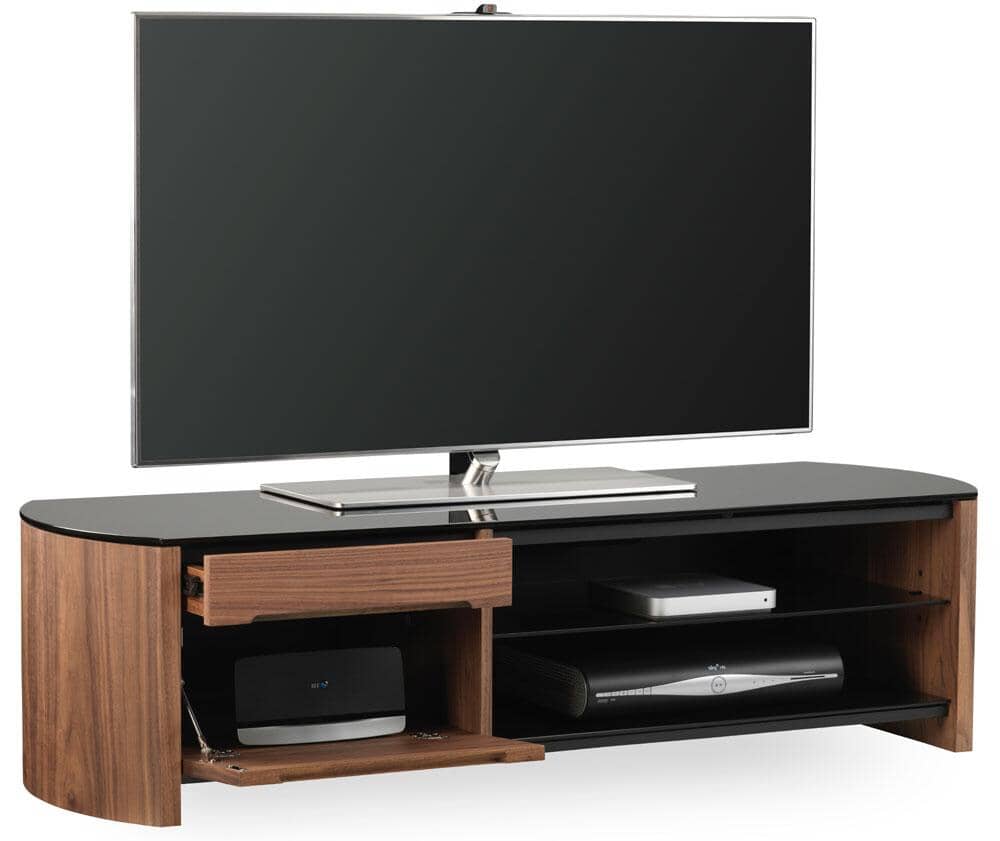 Alphason Finewoods FW1350CB-W Walnut TV Stand