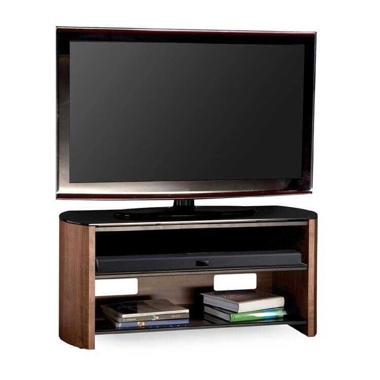 Alphason Finewoods Walnut TV / Hifi Stand - FW1100-W/B