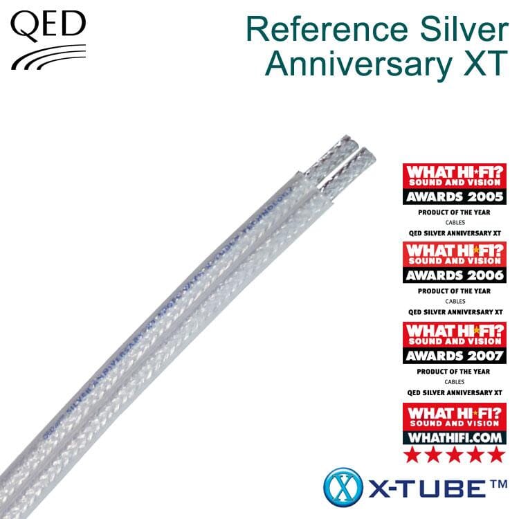 QED Reference Silver Anniversary XT Speaker Cable - Drum of 100m