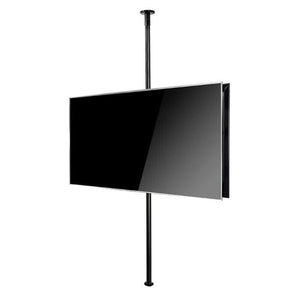 B-Tech BT3MFCLF-B2B40-65 Back to Back Twin Screen Floor to Ceiling TV Bracket with 3m Pole
