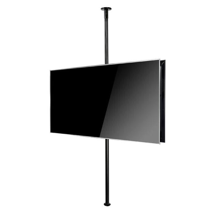 B-Tech BT3MFCLF-B2B40-65 Back to Back Twin Screen Floor to Ceiling TV Bracket with 3m Pole