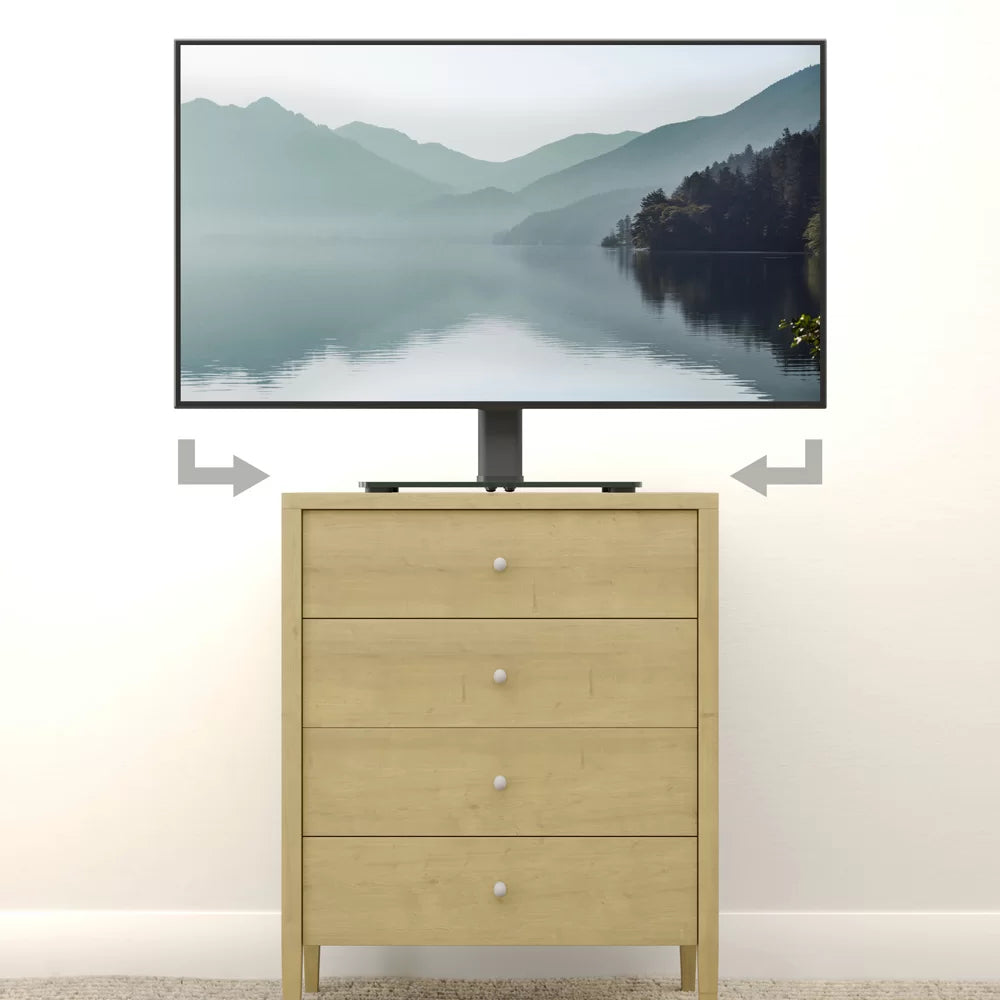 AVF B450BB: Universal Tabletop TV Stand/Base – Fixed View (400 VESA)