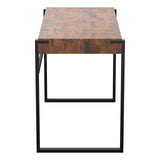 AVF Ridgewood 100cm Wide Rustic Dark Wooden Desk (FD1000RIDDW)