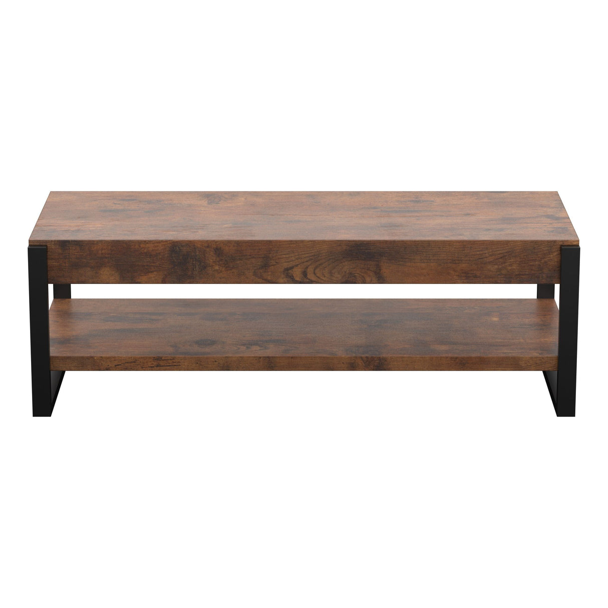 AVF Ridgewood 120cm Wide Rustic Dark Wooden TV Stand (FS1200RIDDW)