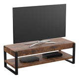 AVF Ridgewood 120cm Wide Rustic Dark Wooden TV Stand (FS1200RIDDW)