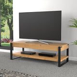 AVF Ridgewood 120cm Wide Rustic Light Wooden TV Stand (FS1200RIDLW)