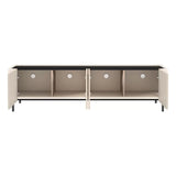 AVF FS200CASTB: Caspian 2m TV Stand (Taupe & Black)