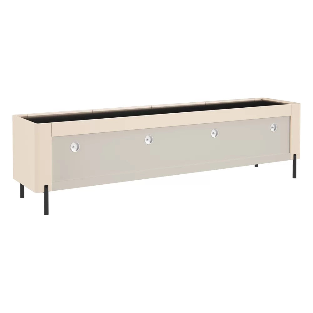 AVF FS200CASTB: Caspian 2m TV Stand (Taupe & Black)