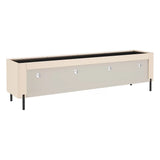 AVF FS200CASTB: Caspian 2m TV Stand (Taupe & Black)