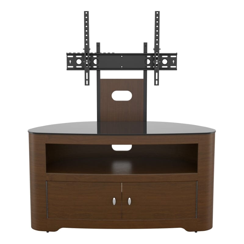 AVF Affinity Blenheim 100cm Walnut Curved TV Stand with Mount